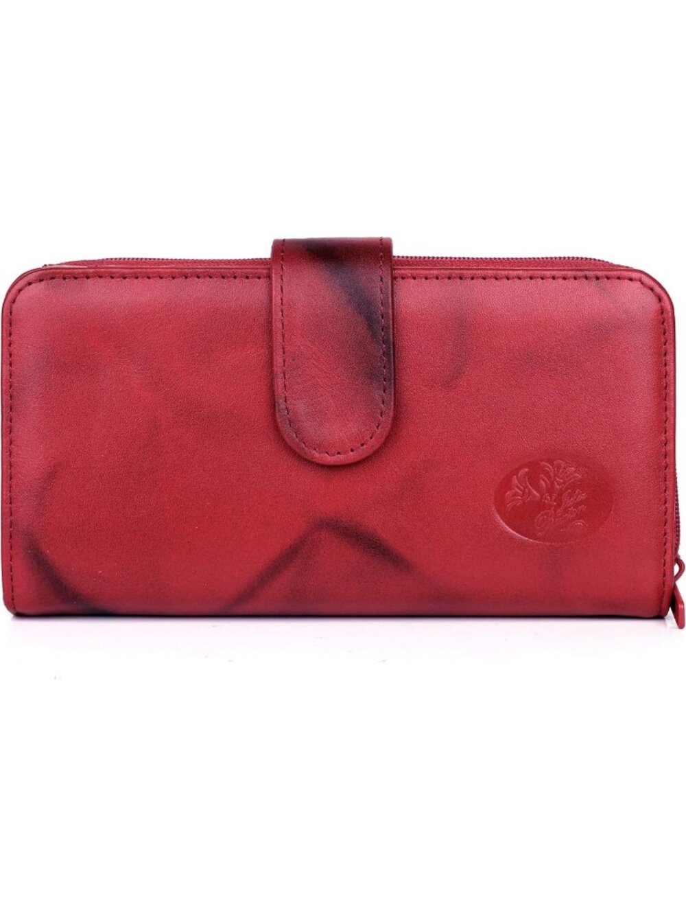 Chic Red Checkbook Wallet | Stylish & Functional Organizer for Essentials